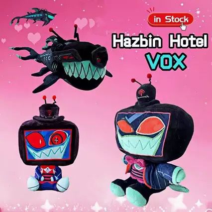 Anime Merchandise Plush Toys - IN STOCK NEW Hazbin Hotel Plush