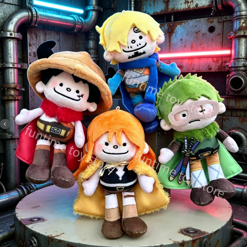 Anime Merchandise Plush Toys - 15CM Anime One Piece Plush Doll