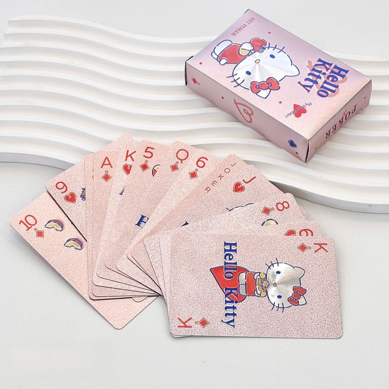 Themed Playing Card - HelloKitty Waterproof Playing Cards feature a