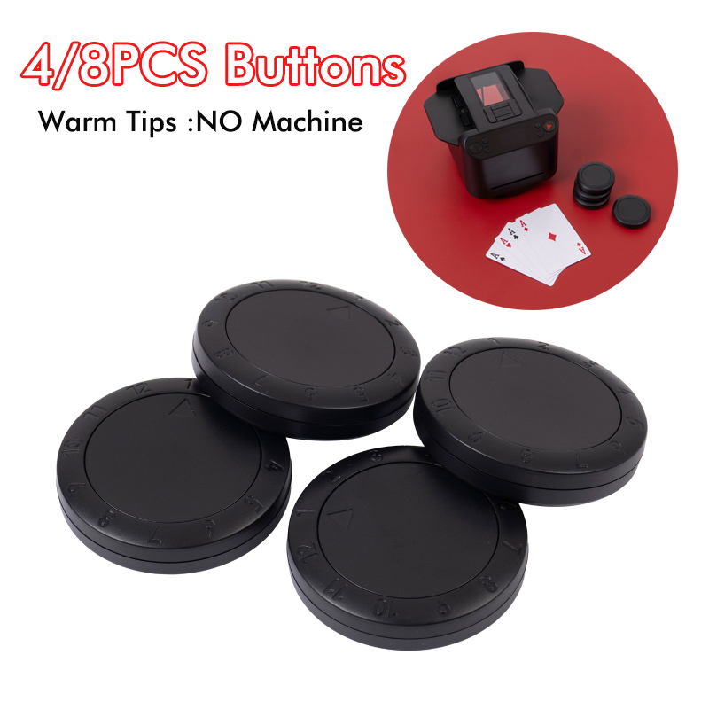 Themed Playing Card - 4/8PCS Buttons With Remote Control for