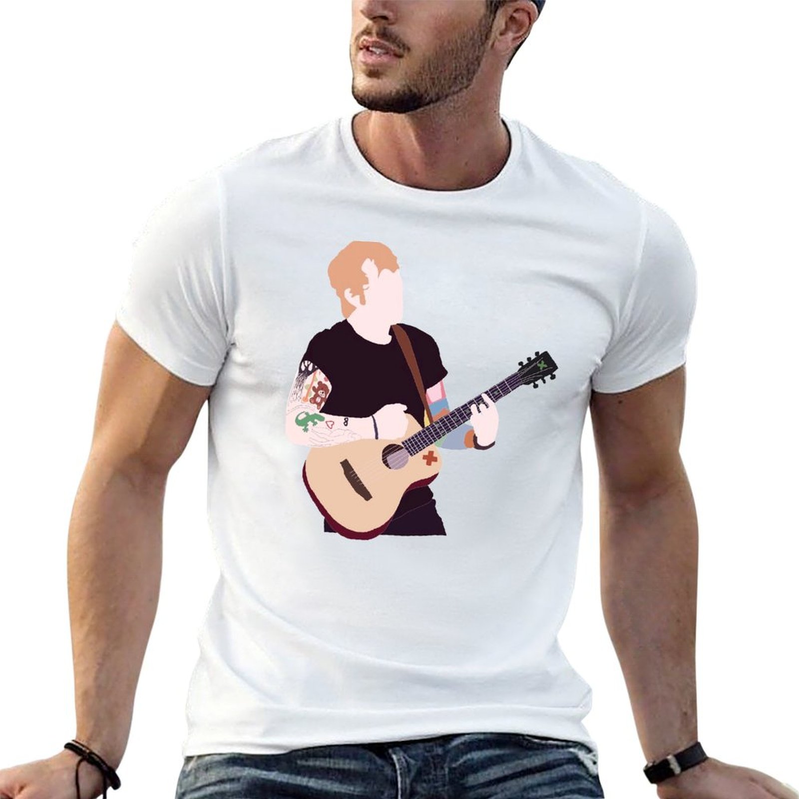 Anime Merchandise For Men - Official Merchandise of ed sheeran T-Shirt