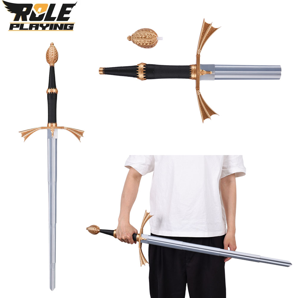Cosplay Prop Sword - Daemon Cosplay Retractable Silver Plastic Knife