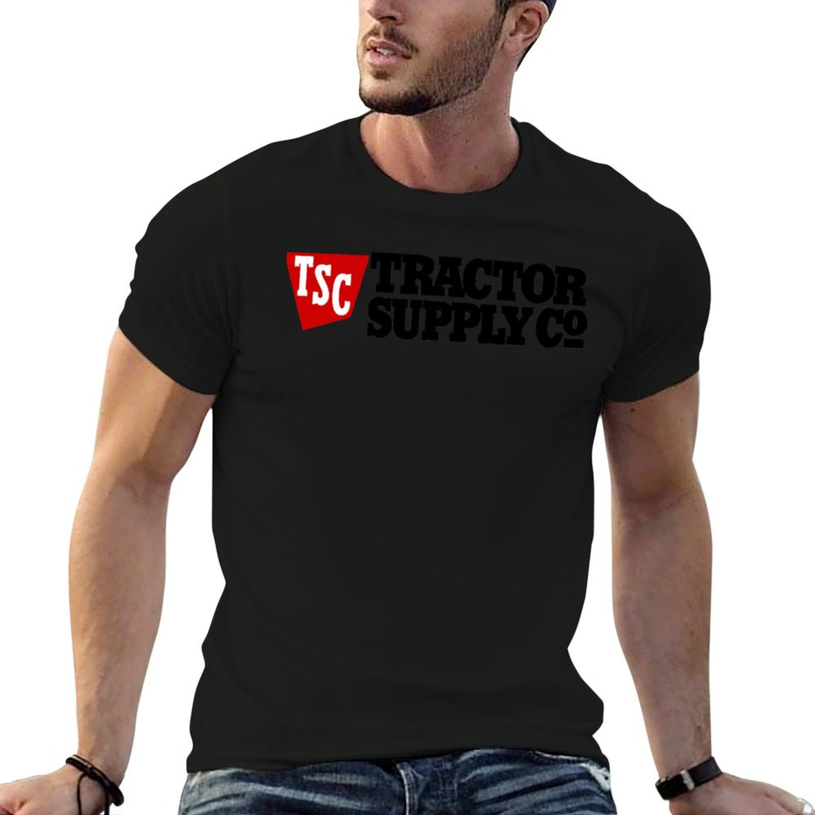 Anime Merchandise For Men - Tractor Supply TSC Logo Merchandise T-Shirt