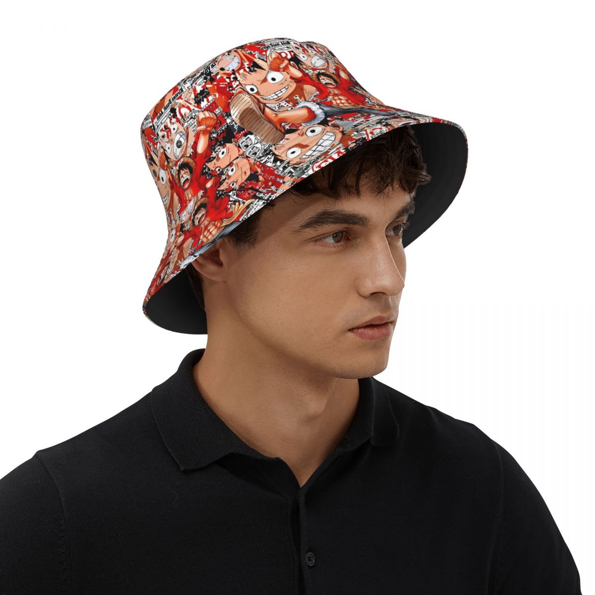 Anime Merchandise For Men - Anime One Piece Luffy Bucket Hat