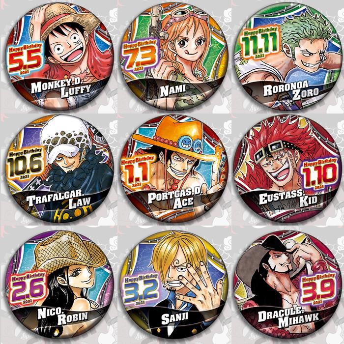 Anime Merchandise China - One Piece Anime Badge Pin Set