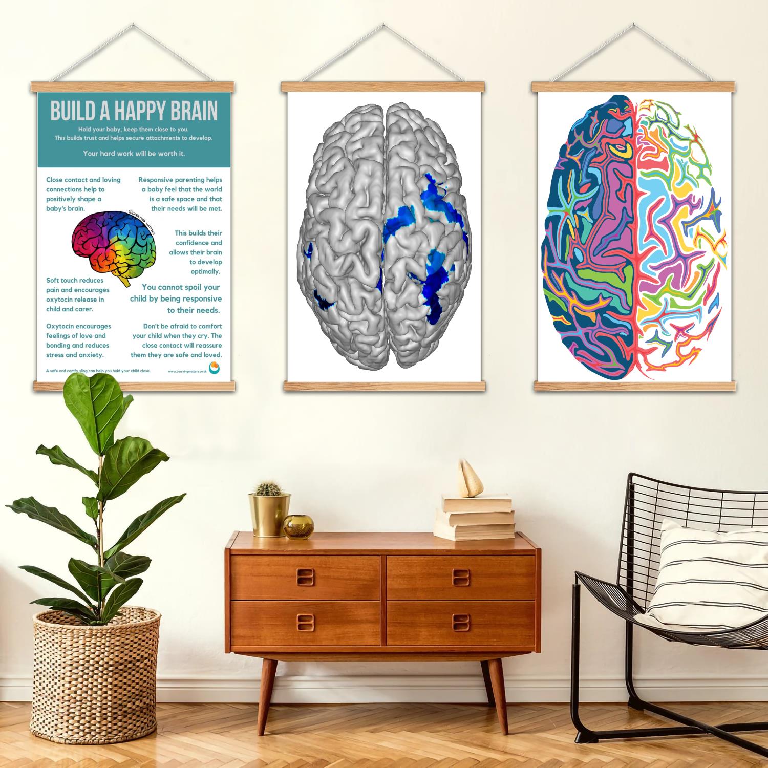 brain Framed Wall Painting Can - Art Print Framed recension och pris