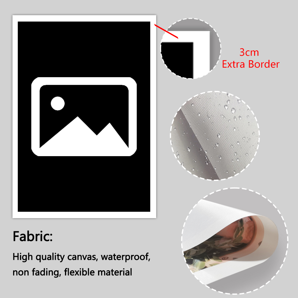 1 Pc Customized Photos on Canv - Art Print Framed recension och pris