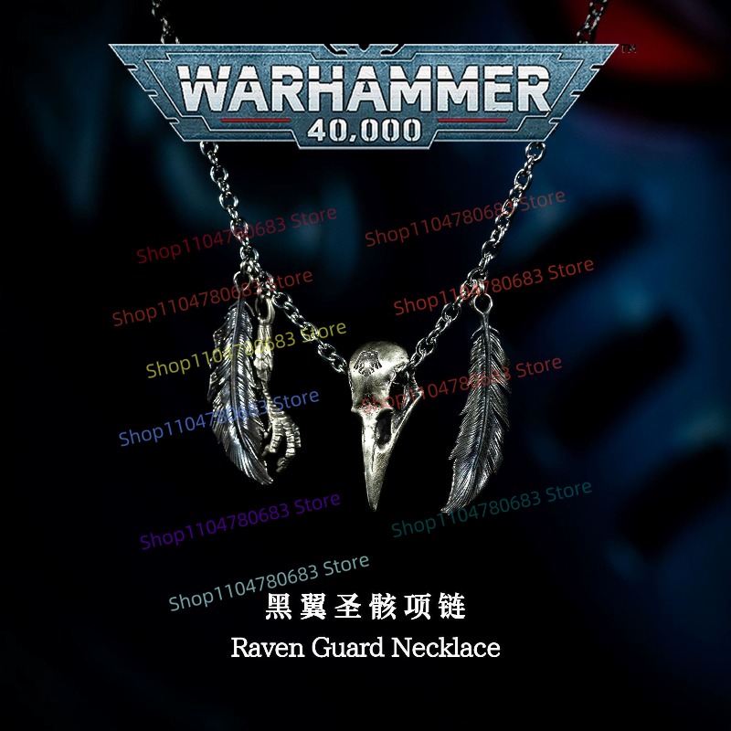 40K Raven Guard Necklace, Retr - Anime Merchandise For Men recension och pris