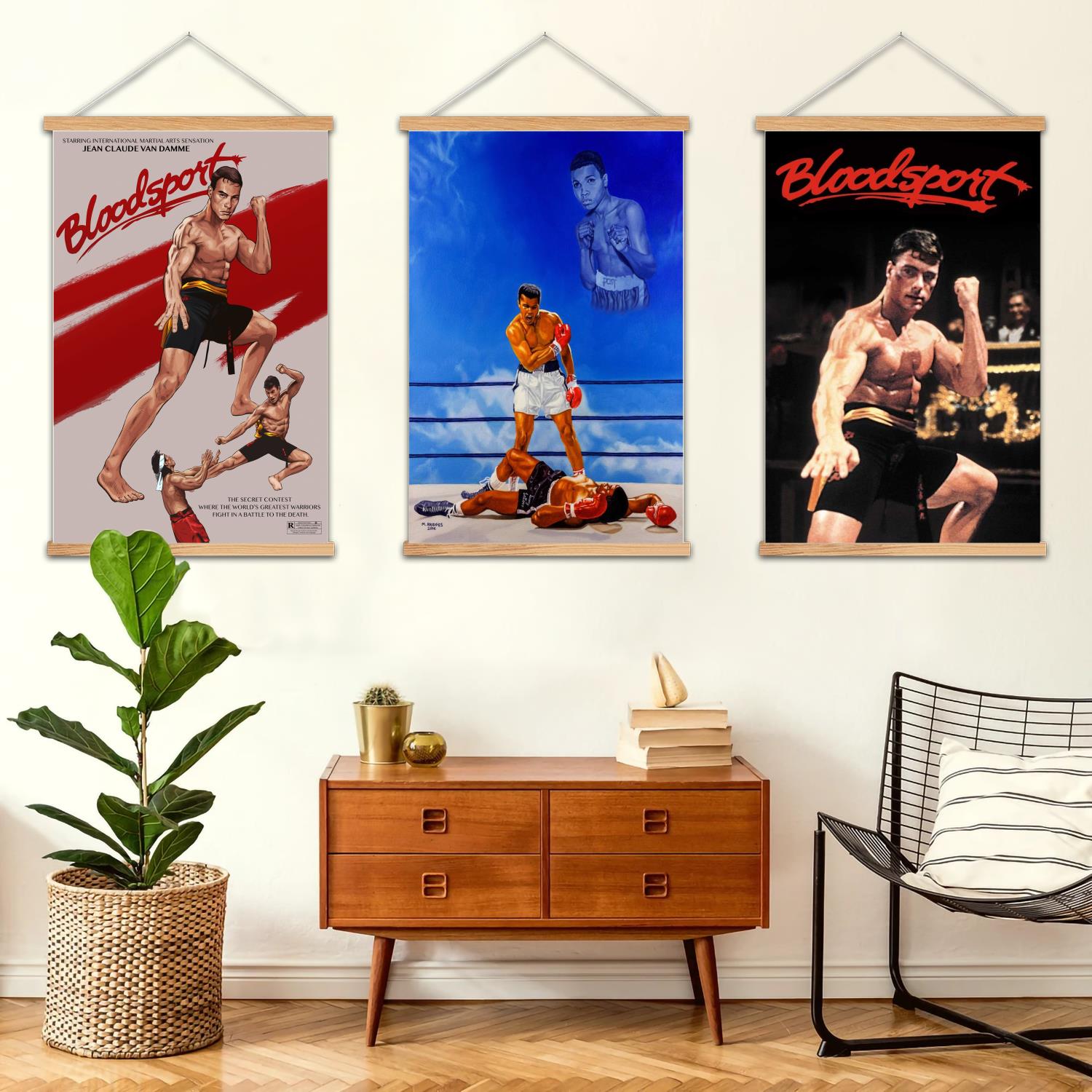 bloodsport Framed Wall Paintin - Art Print Framed recension och pris