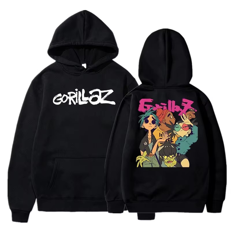 Gorillaz Graphic Sweatshirt Vi - Anime Merch Shopping recension och pris