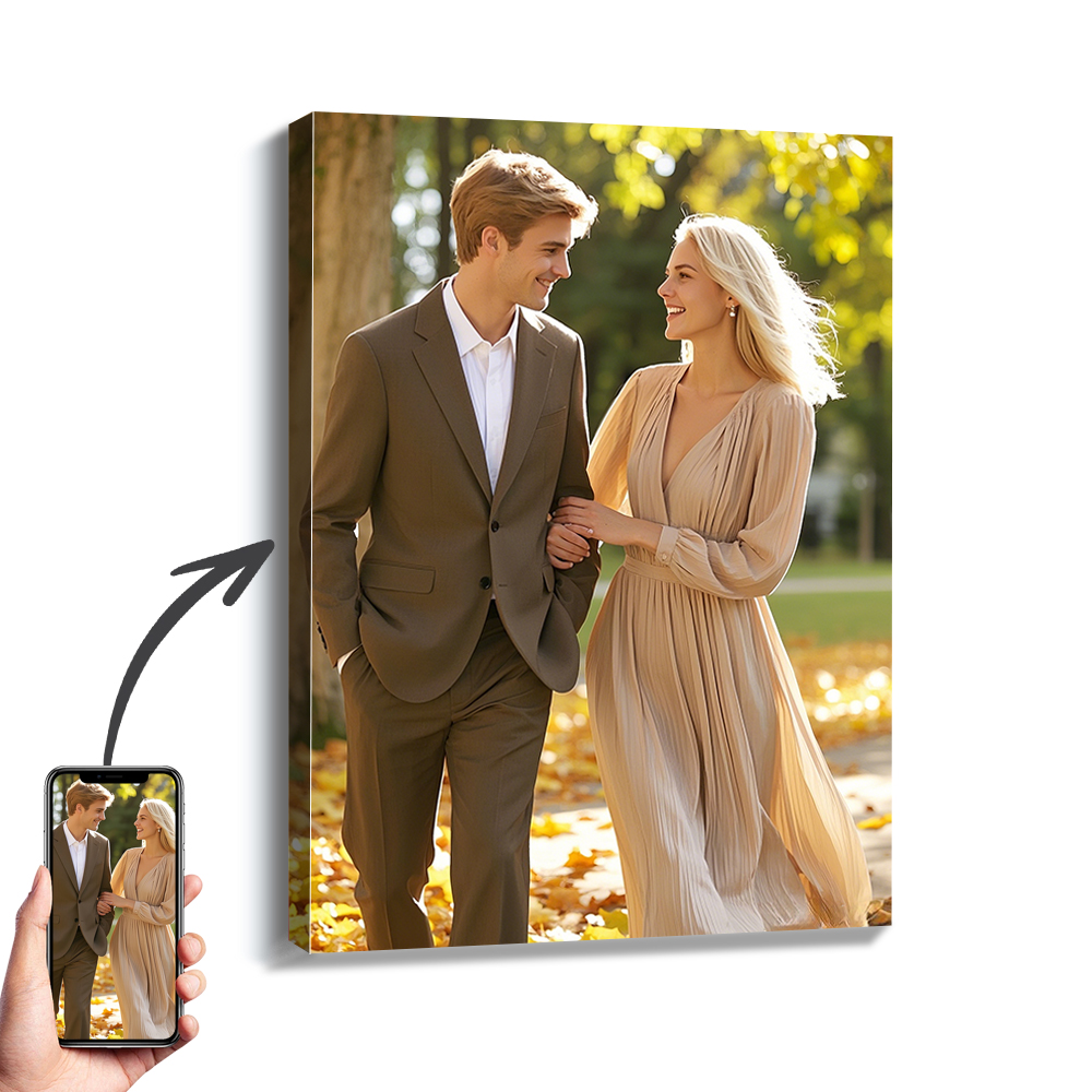 1 Pc Custom Photos with DIY Wo - Art Print Framed recension och pris